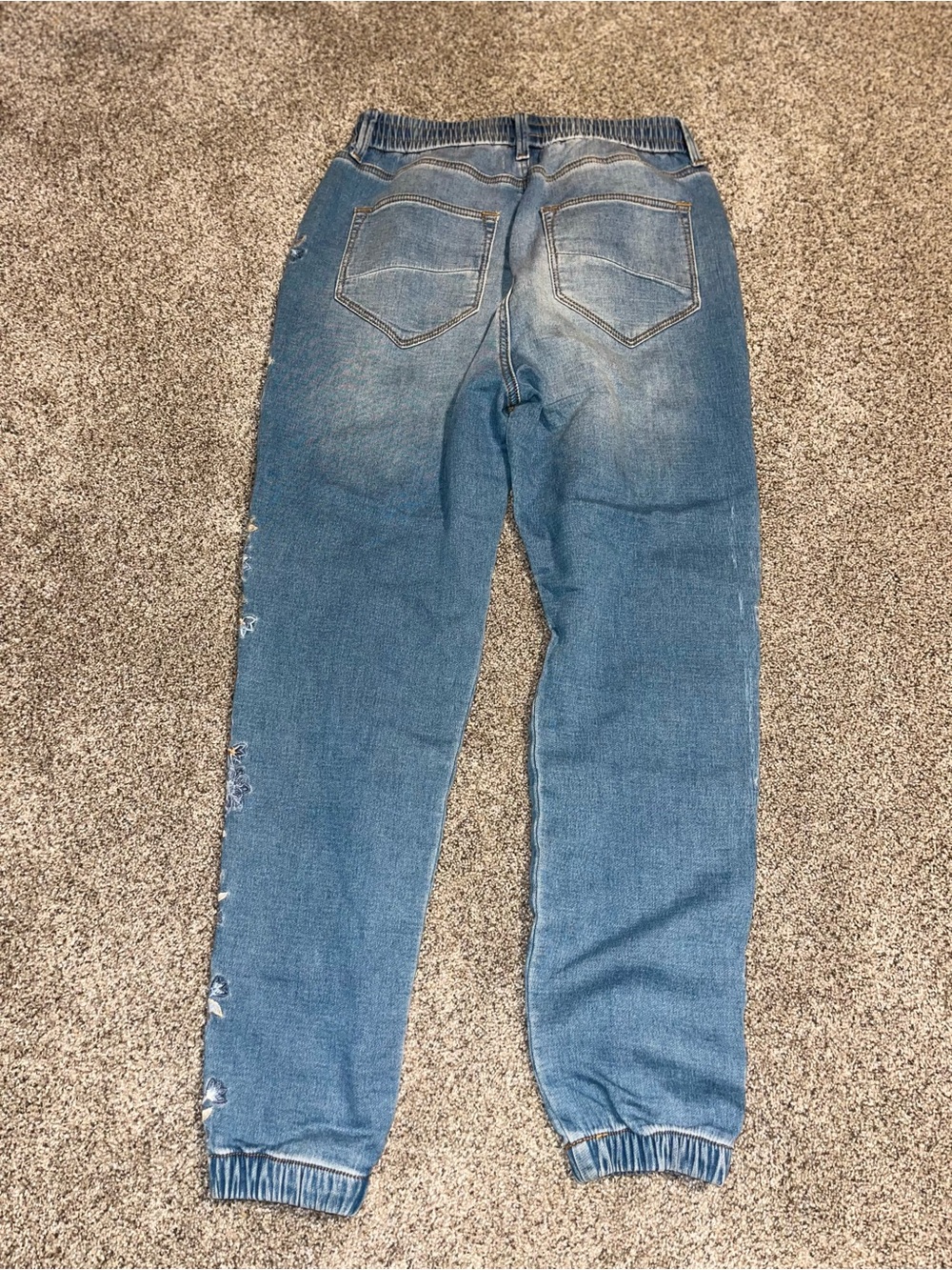 Driftwood Jeans Elastic Waist Embroidered Large - Picture 2 of 6